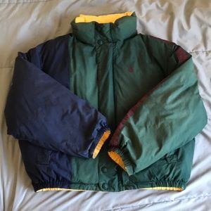 Nautica Vintage Reversible Puffer Jacket